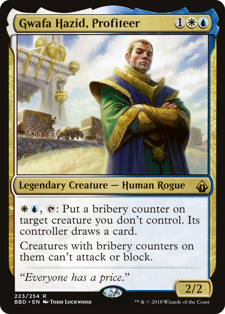 Gwafa Hazid, Profiteer (BBD-223) - Battlebond Foil