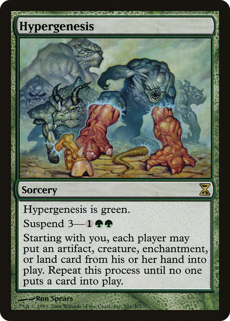 Hypergenesis (TSP-201) - Time Spiral Foil