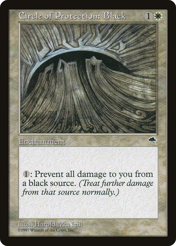 Circle of Protection: Black (TMP-008) - Tempest
