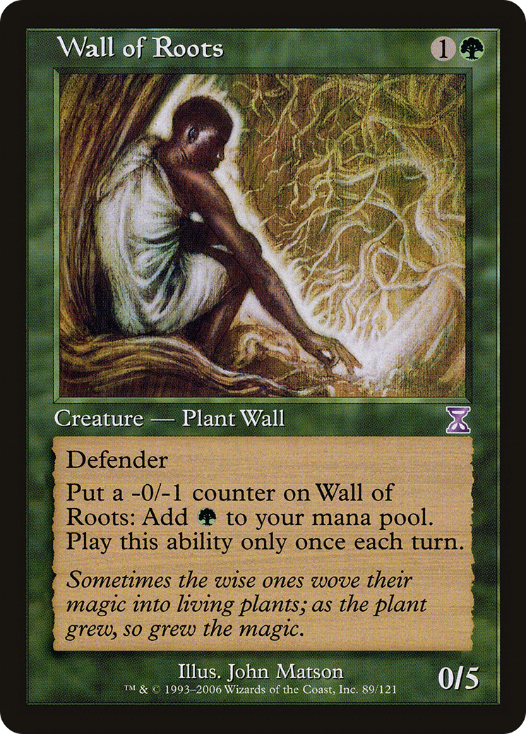 Wall of Roots (TSB-089) - Time Spiral Timeshifted