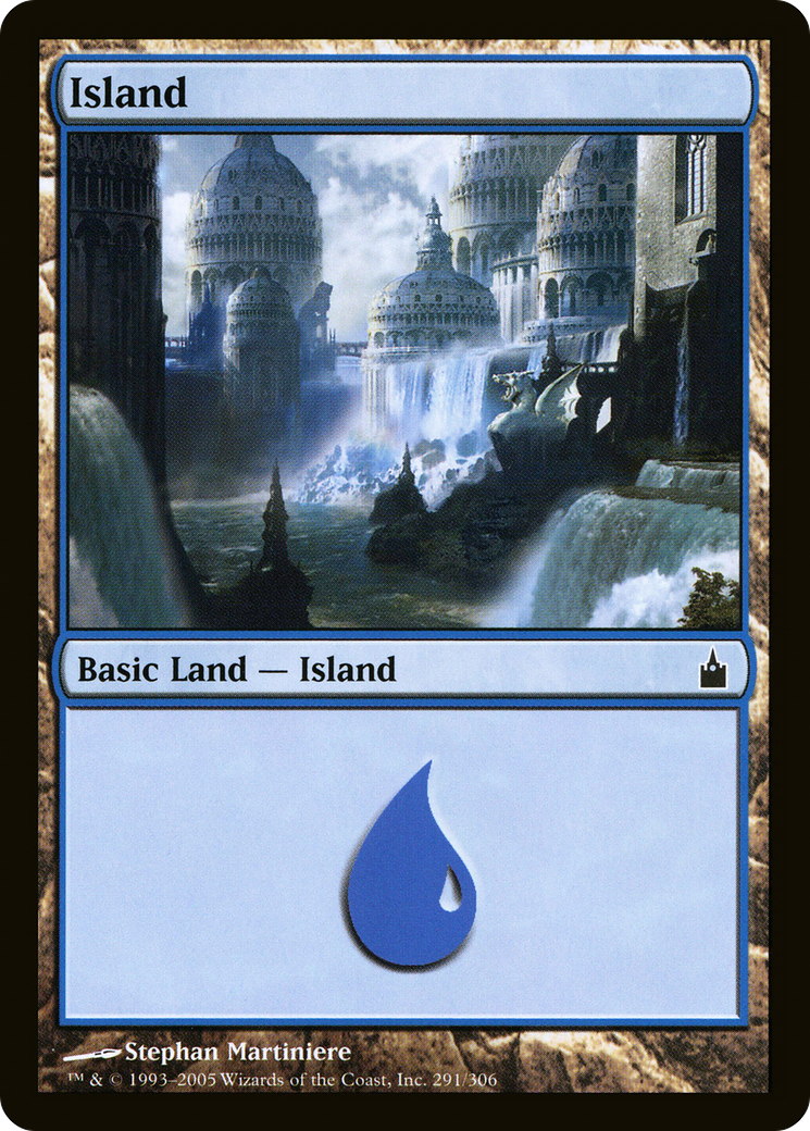 Island (291) (RAV-291) - Ravnica: City of Guilds
