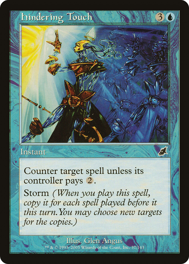 Hindering Touch (SCG-037) - Scourge Foil