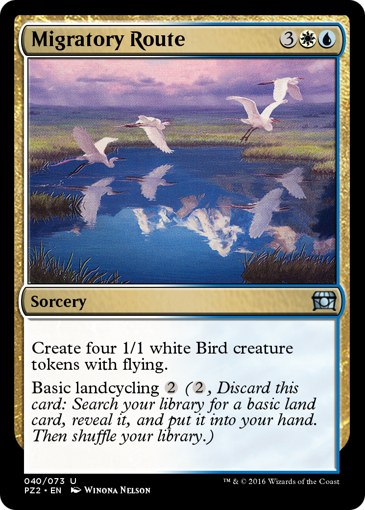 Migratory Route (PZ2-040) - Treasure Chest Foil
