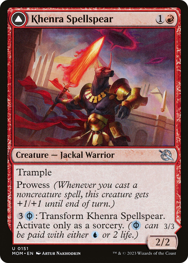 Khenra Spellspear (MOM-151) - March of the Machine