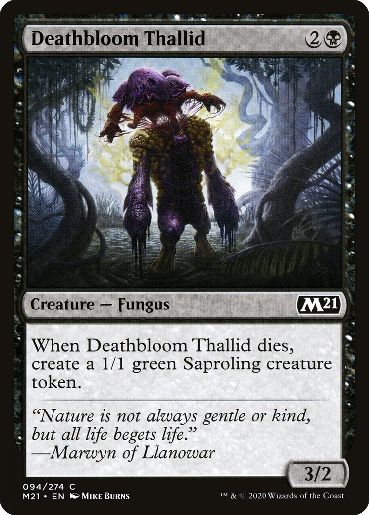 Deathbloom Thallid (M21-094) - Core Set 2021