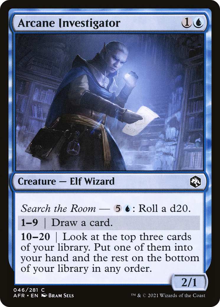 Arcane Investigator (AFR-046) - Adventures in the Forgotten Realms Foil