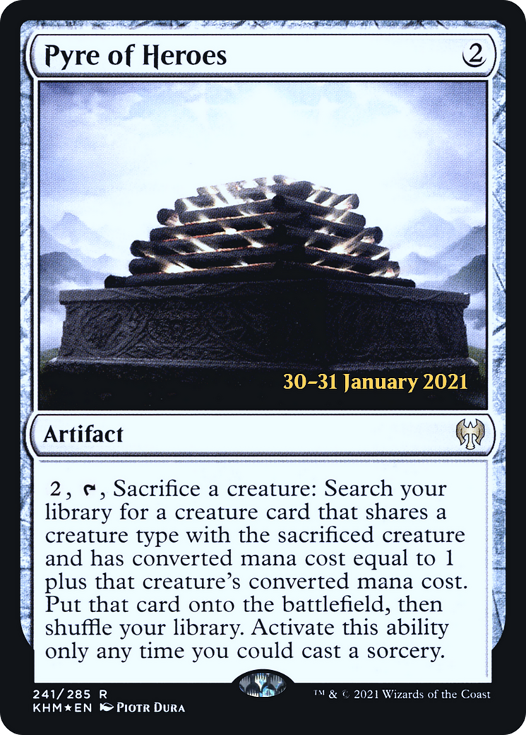 Pyre of Heroes (PRE-241) - Kaldheim Promos Foil