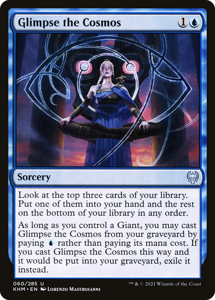Glimpse the Cosmos (KHM-060) - Kaldheim Foil