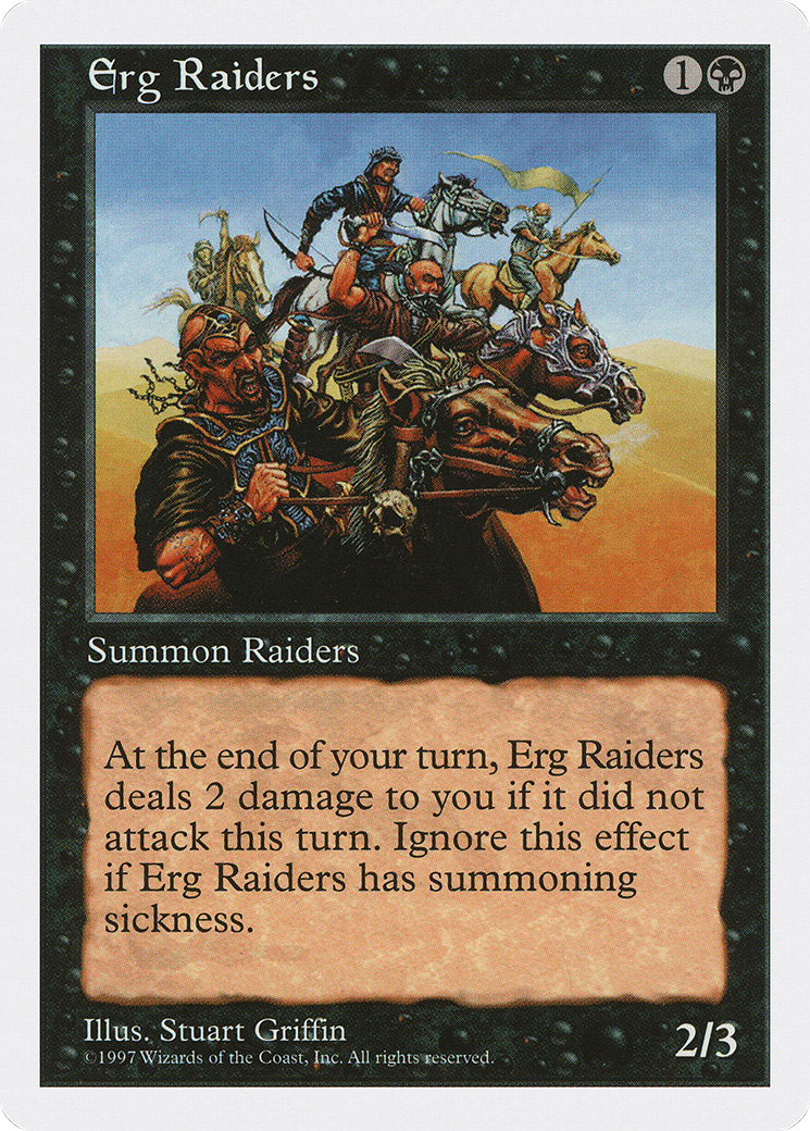 Erg Raiders (5ED-) - Fifth Edition
