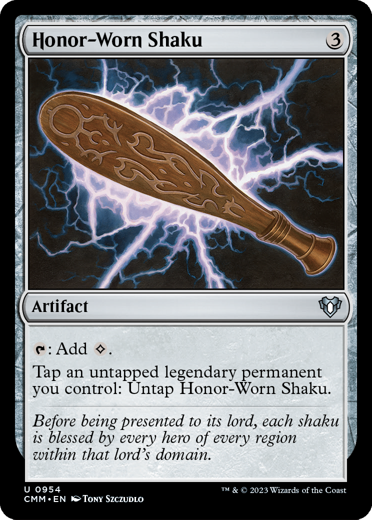 Honor-Worn Shaku (CMM-954) - Commander Masters