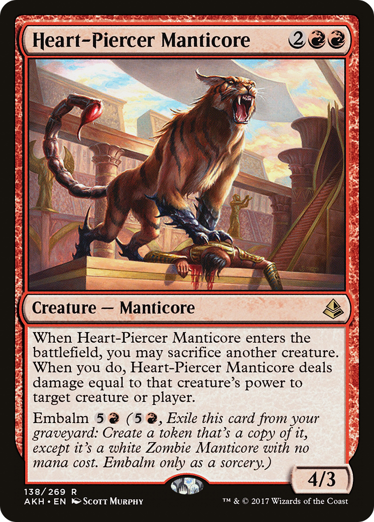 Heart-Piercer Manticore (AKH-138) - Amonkhet