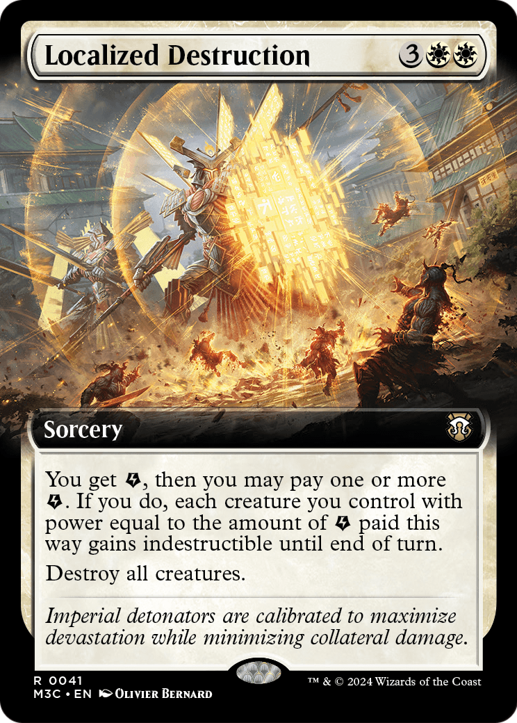Localized Destruction (Extended Art) (M3C-041) - Modern Horizons 3 Commander: (Extended Art)
