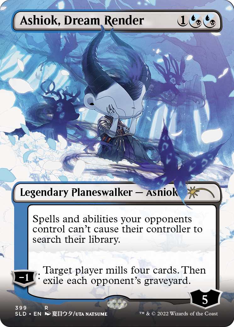Ashiok, Dream Render (Borderless) (SLD-399) - Secret Lair Drop