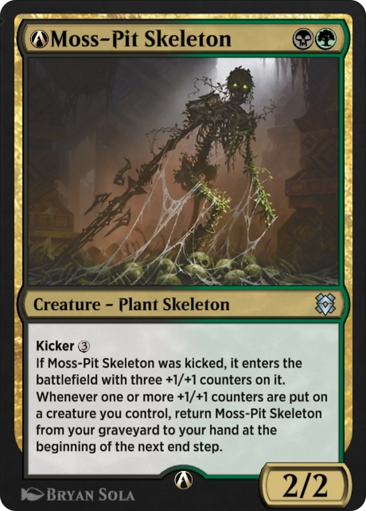 A-Moss-Pit Skeleton (ZNR-A-228) - Zendikar Rising