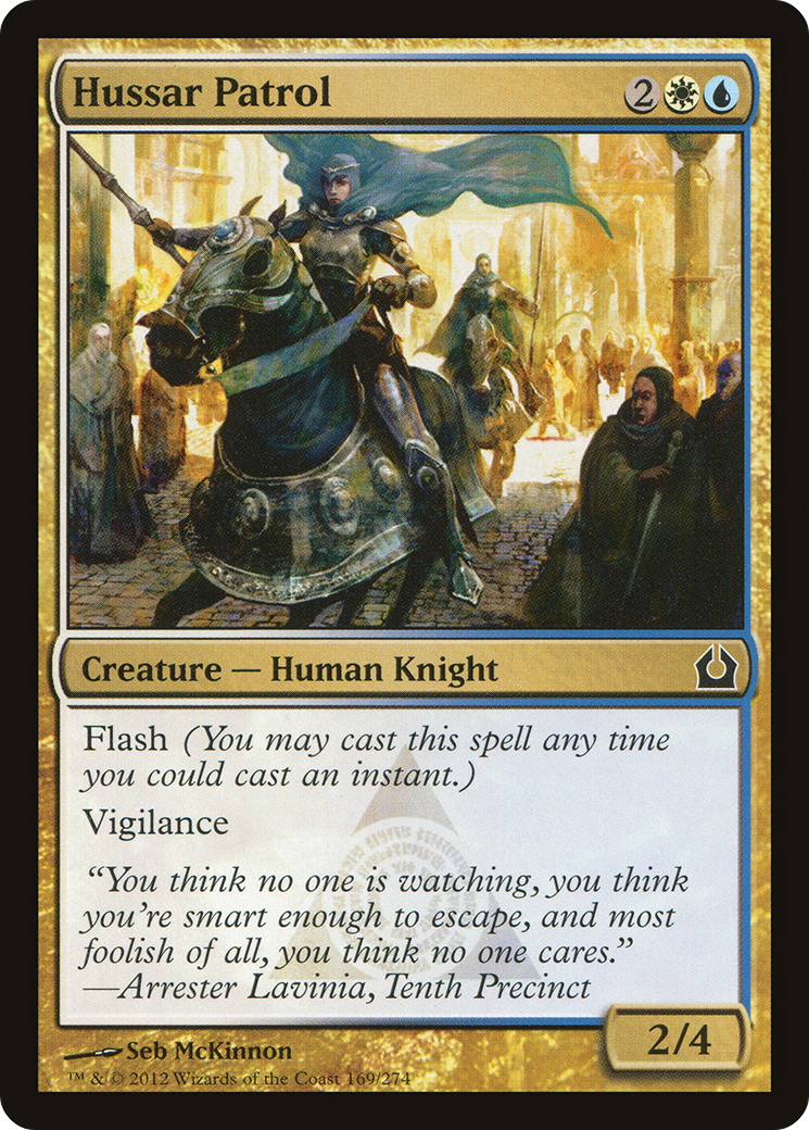 Hussar Patrol (RTR-169) - Return to Ravnica Foil