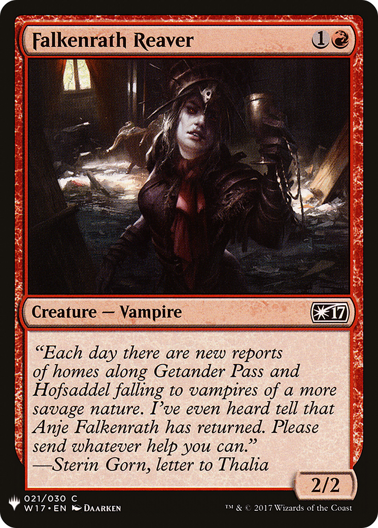 Falkenrath Reaver (LIST-021) - The List