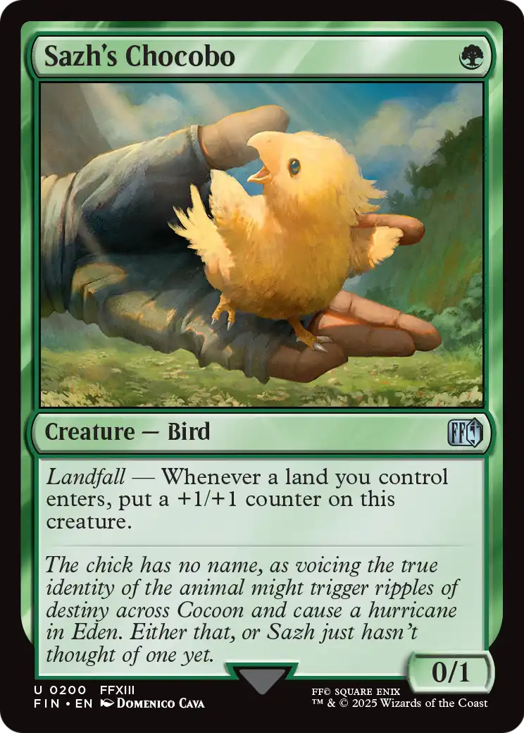 Sazh's Chocobo (FIN-200) - FINAL FANTASY