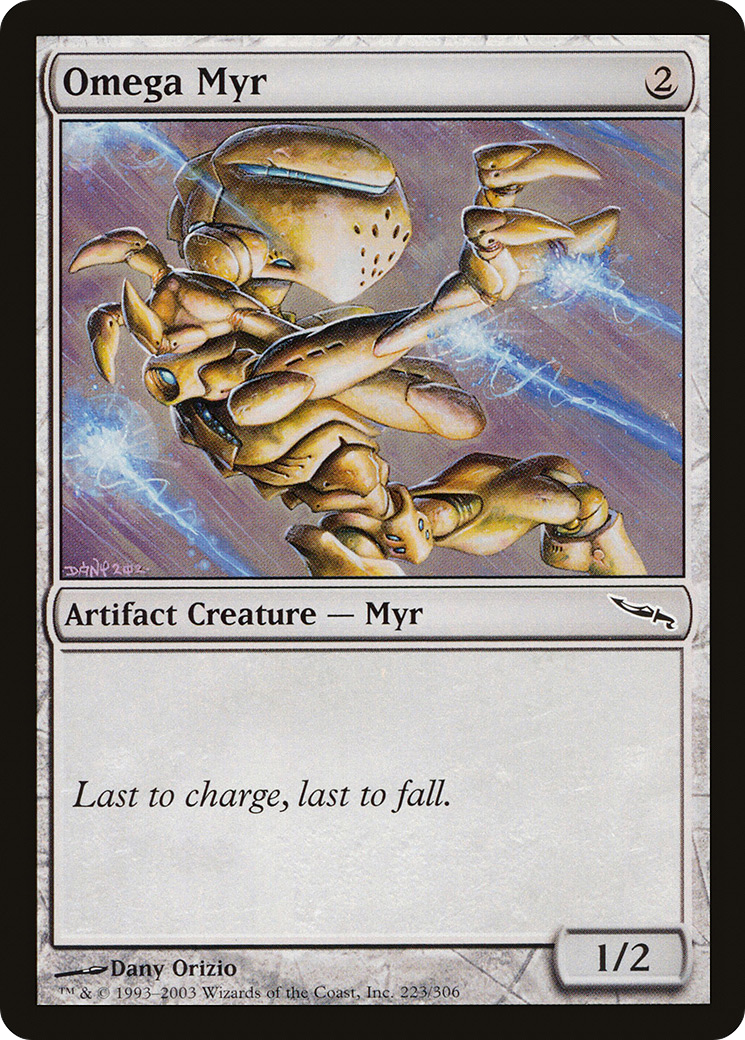 Omega Myr (MRD-223) - Mirrodin Foil