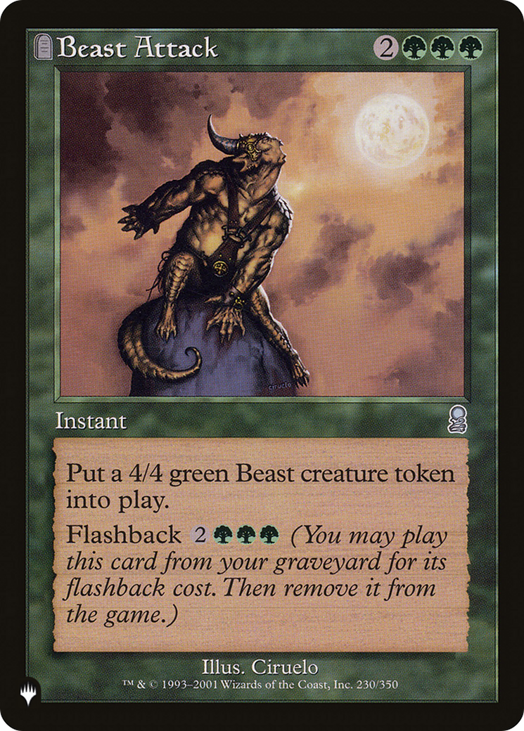 Beast Attack (LIST-230/350) - The List: (tombstone)