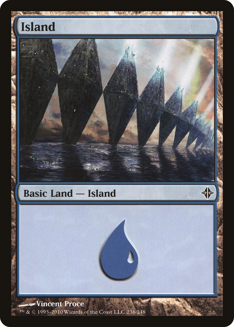 Island (236) (ROE-236) - Rise of the Eldrazi Foil