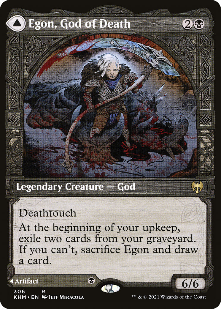 Egon, God of Death (Showcase) (KHM-306) - Kaldheim: (Showcase) Foil