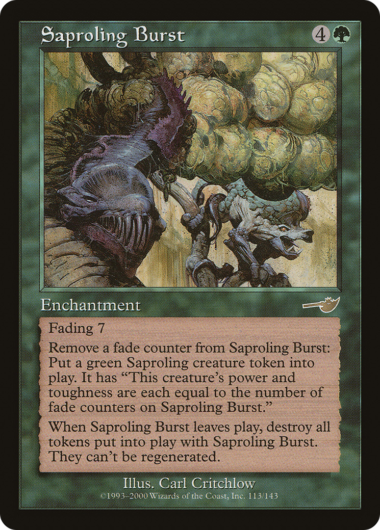 Saproling Burst (NMS-113) - Nemesis Foil