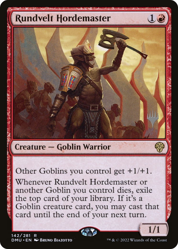 Rundvelt Hordemaster (PPDMU-142) - Dominaria United Promos Foil