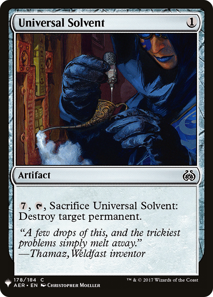 Universal Solvent (LIST-178) - The List