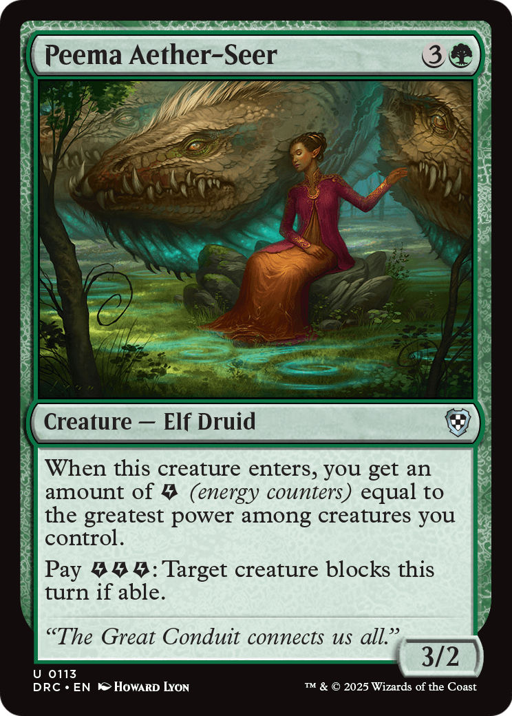 Peema Aether-Seer (DRC-113) - Commander: Aetherdrift