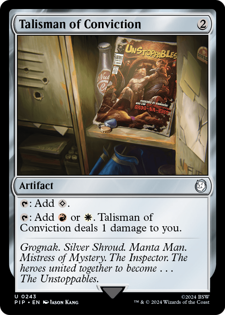 Talisman of Conviction (PIP-243) - Fallout