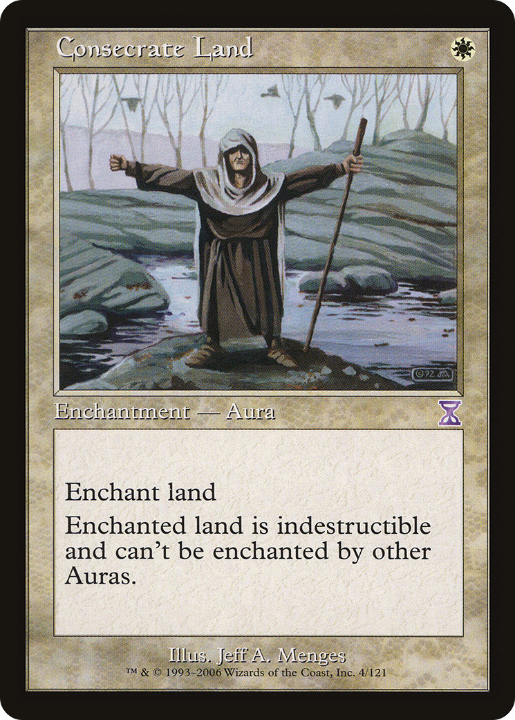 Consecrate Land (TSB-004) - Time Spiral Timeshifted Foil