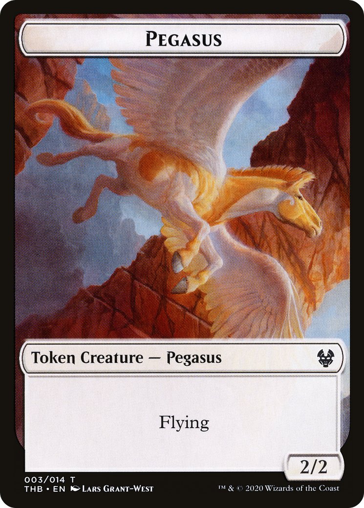 Pegasus Token (THB-003) - Theros Beyond Death Tokens