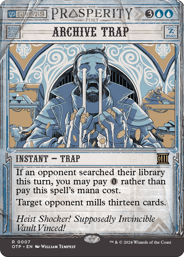 Archive Trap (OTP-007) - Breaking News: (Showcase) (Borderless)