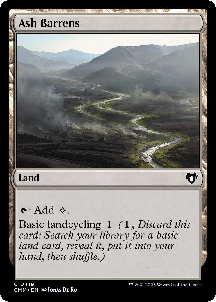 Ash Barrens (CMM-419) - Commander Masters