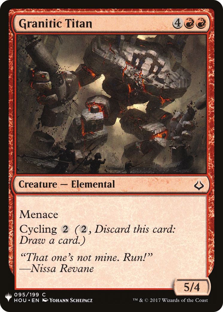 Granitic Titan (LIST-095) - The List