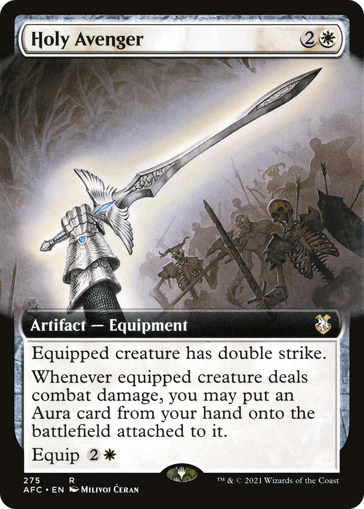 Holy Avenger (Extended Art) (AFC-275) - Forgotten Realms Commander: (Extended Art)