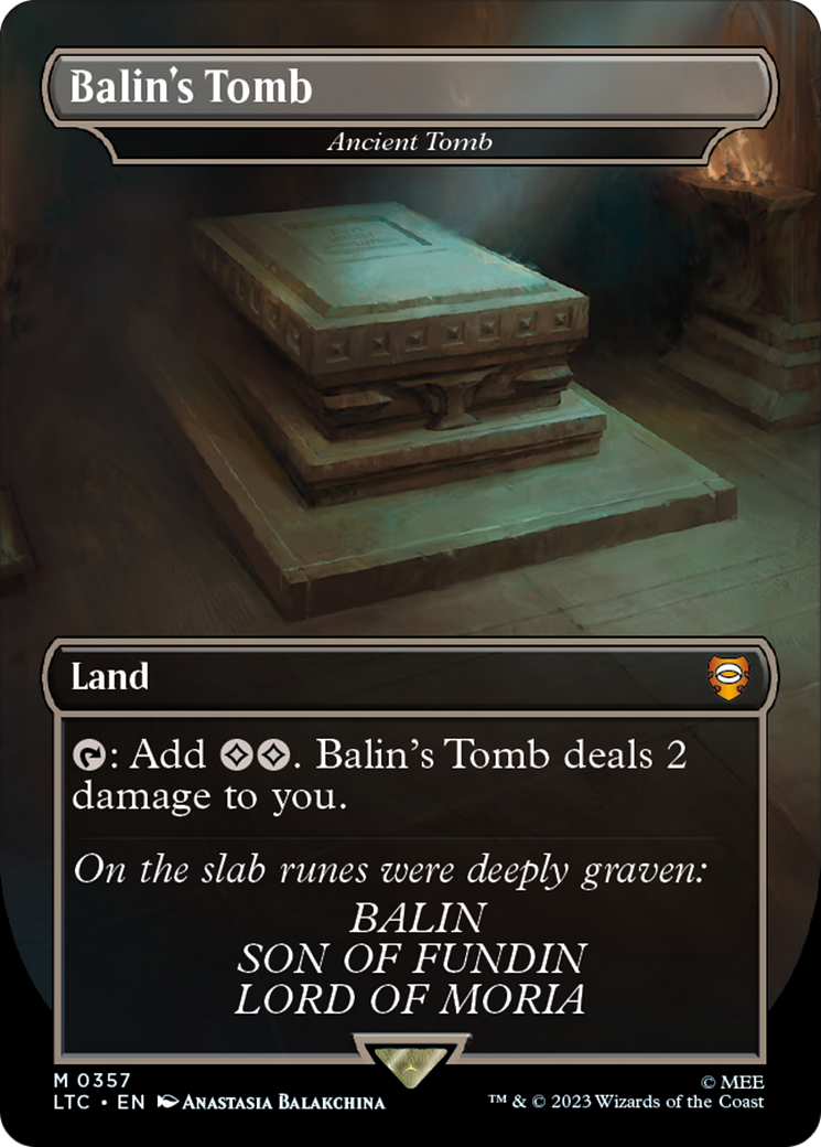 Balin's Tomb - Ancient Tomb (LTC-357) - Tales of Middle-earth Commander / Balin's Tomb (Borderless)