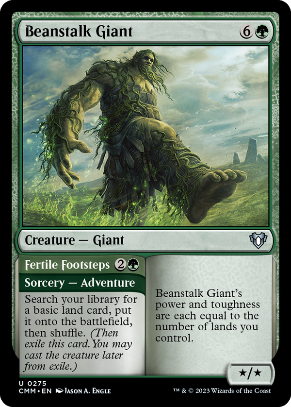 Beanstalk Giant (CMM-275) - Commander Masters Foil