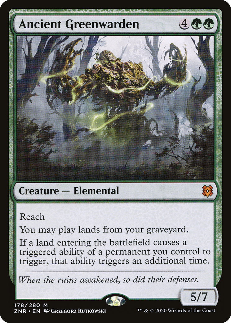 Ancient Greenwarden (ZNR-178) - Zendikar Rising