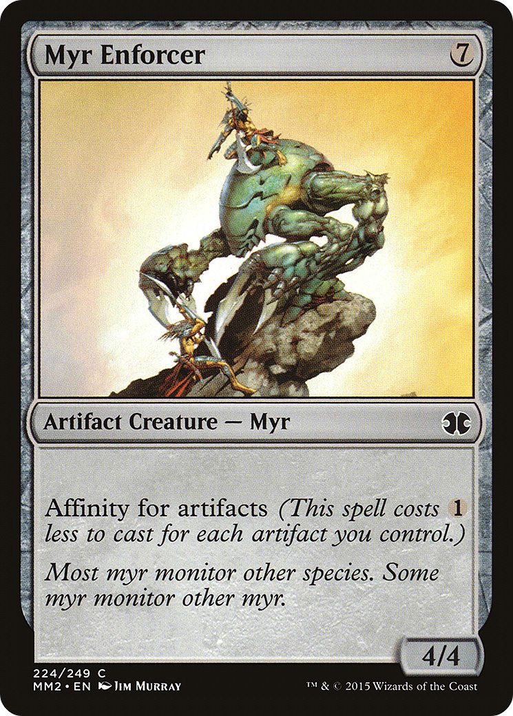 Myr Enforcer (MM2-224) - Modern Masters 2015 Foil