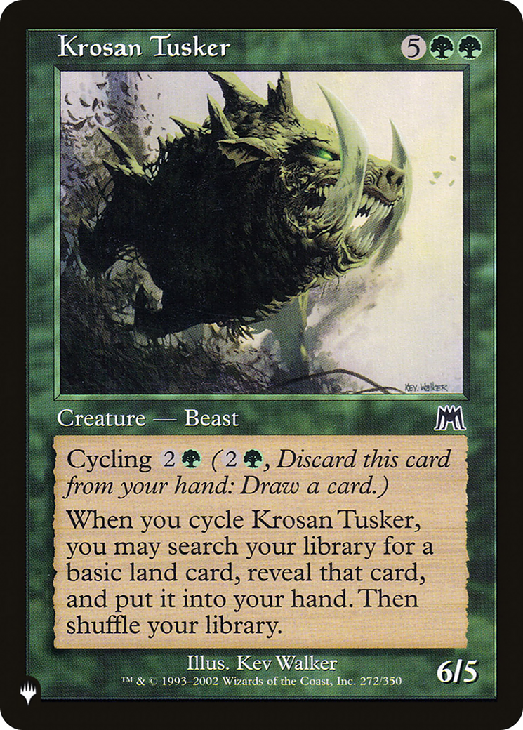 Krosan Tusker (ONS) (LIST-272/350) - The List
