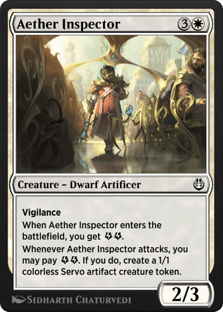 Aether Inspector (KLR-003) - Kaladesh Remastered