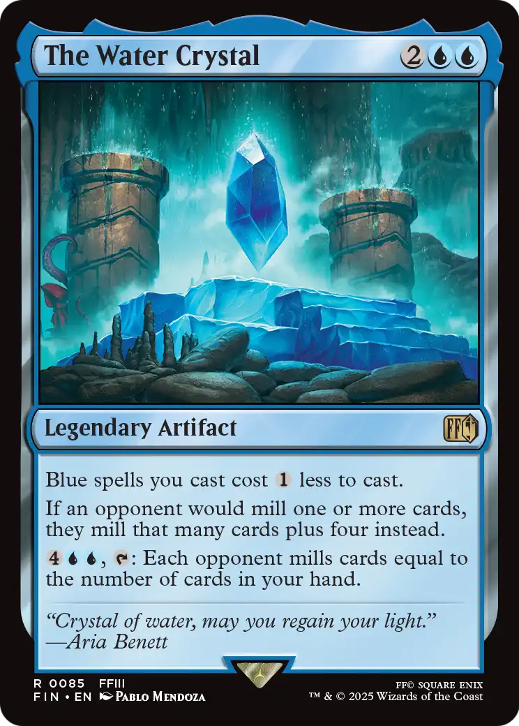 The Water Crystal (FIN-085) - FINAL FANTASY Foil