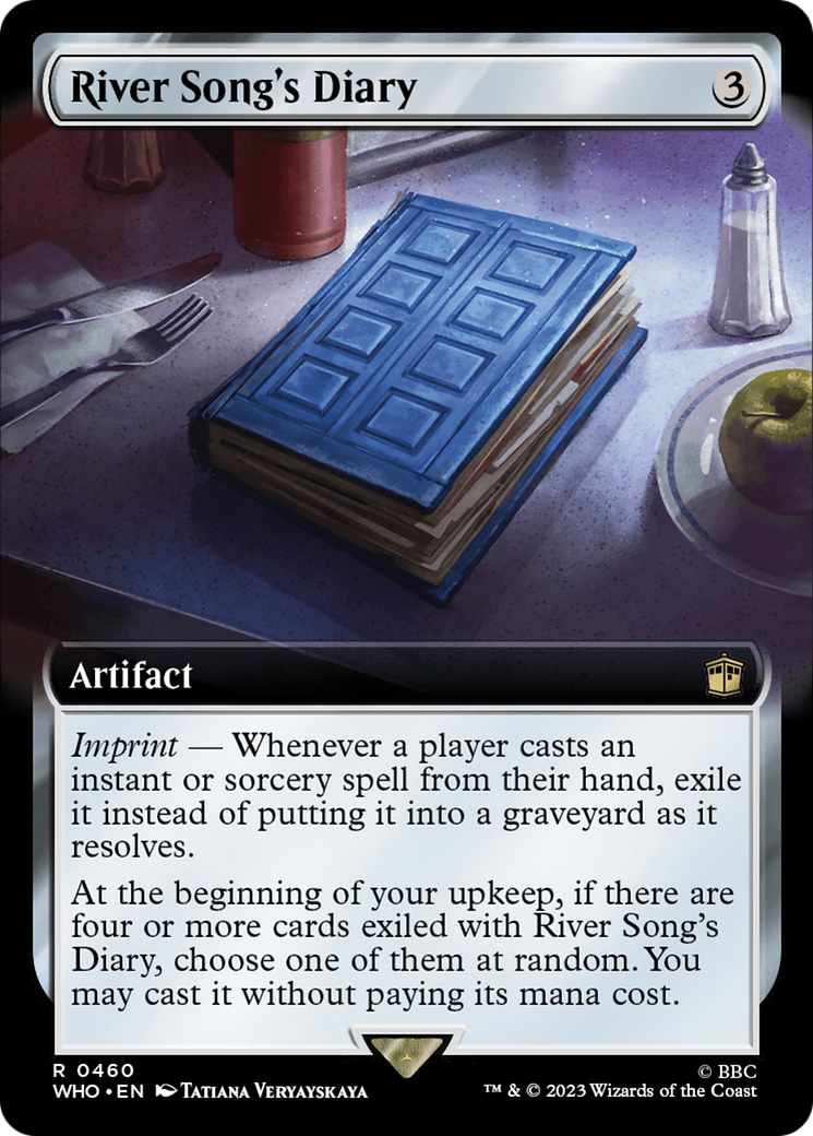 River Song's Diary (Extended Art) (WHO-460) - Doctor Who: (Extended Art) Foil