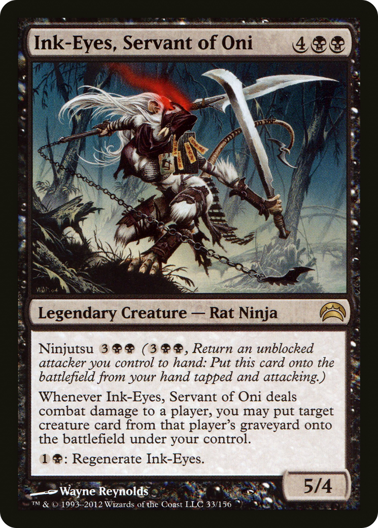 Ink-Eyes, Servant of Oni (PC2-033) - Planechase 2012 Foil