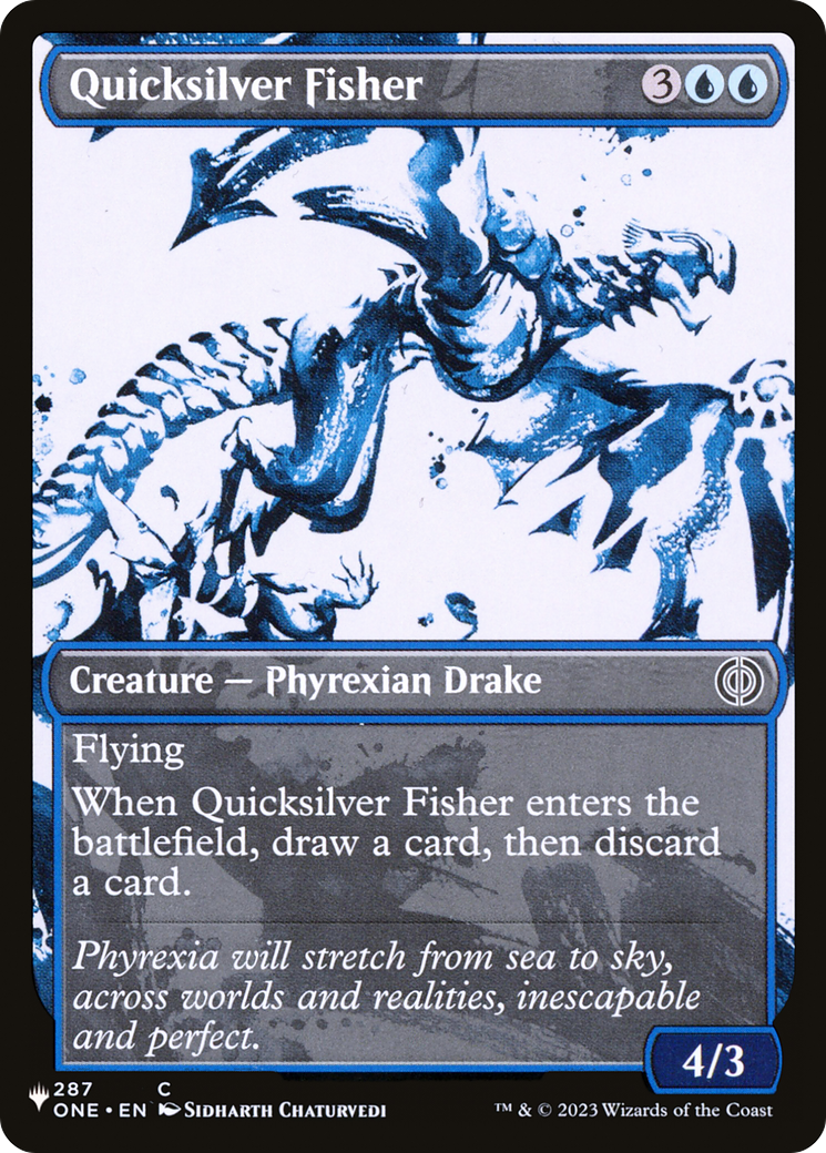 Quicksilver Fisher (LIST-ONE-287) - The List Reprints: (Showcase)