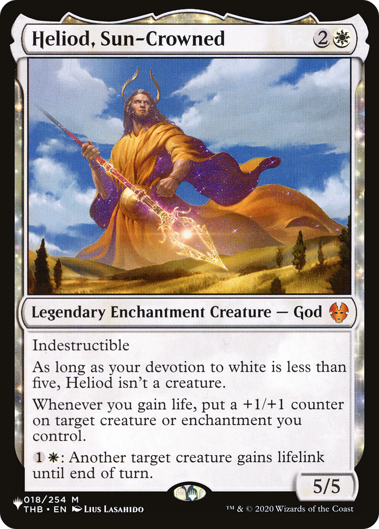 Heliod, Sun-Crowned (LIST-018/254) - The List Reprints: (enchantment)