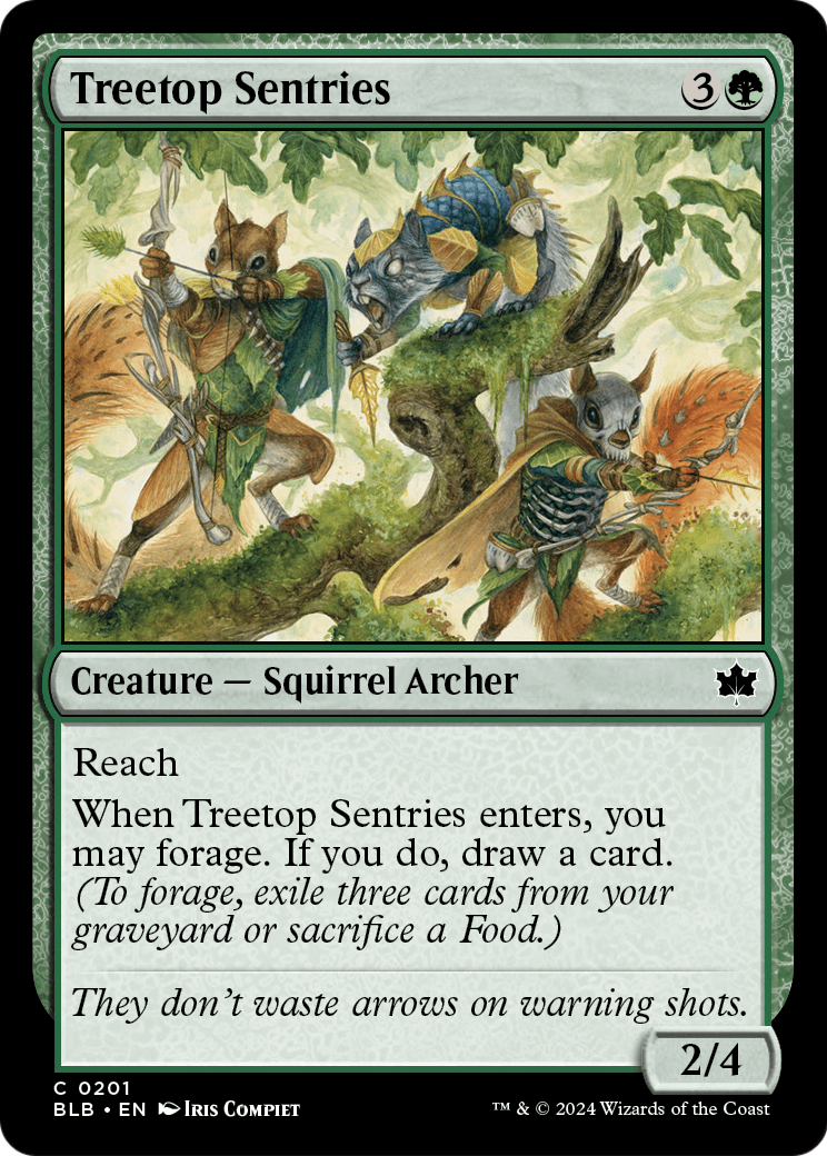 Treetop Sentries (BLB-201) - Bloomburrow