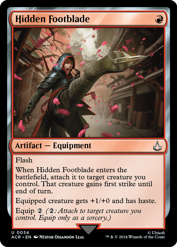 Hidden Footblade (ACR-034) - Assassin's Creed Foil