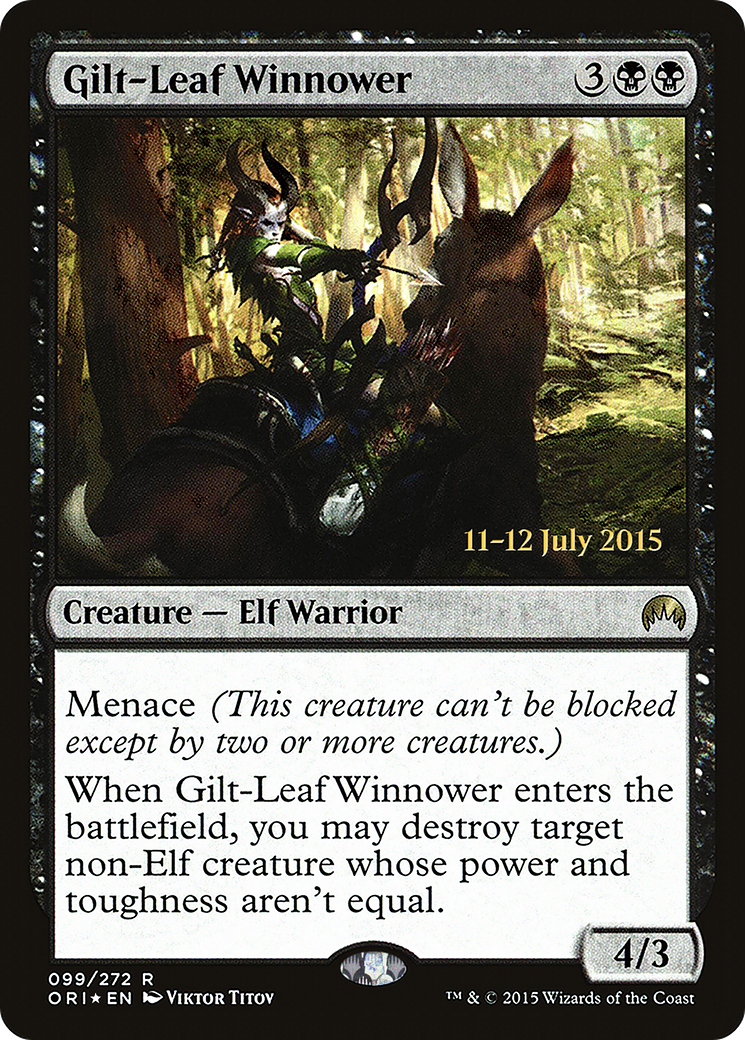 Gilt-Leaf Winnower (PRE-099) - Magic Origins Promos Foil
